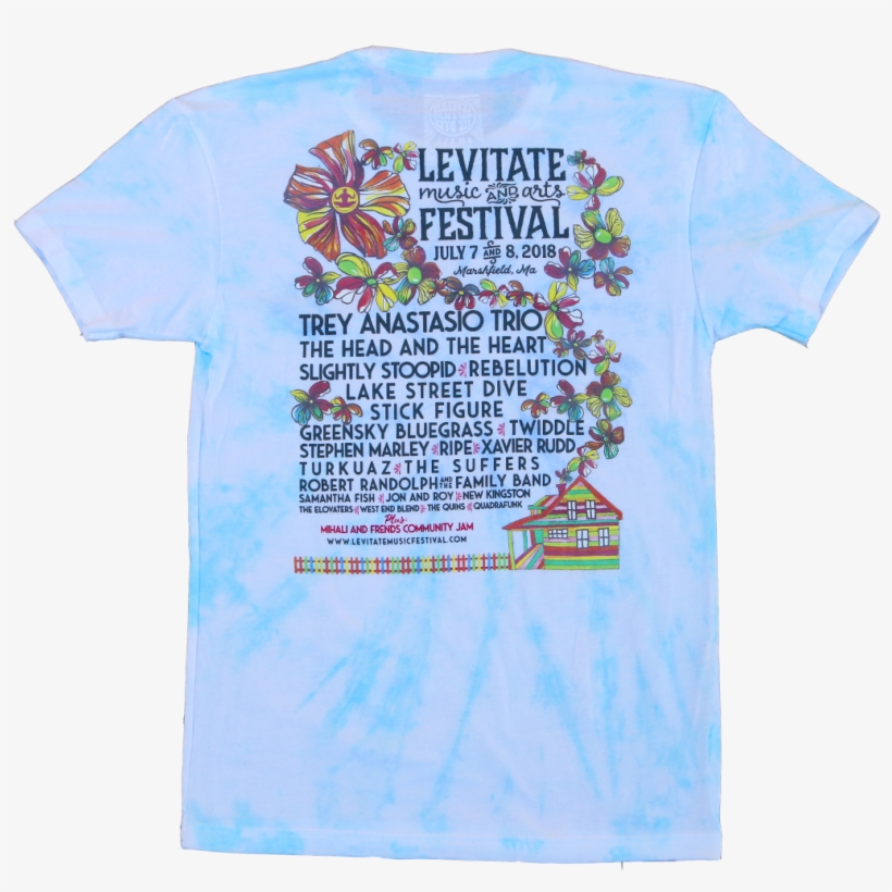 Music Festival Tie Dye - Active Shirt, transparent png download