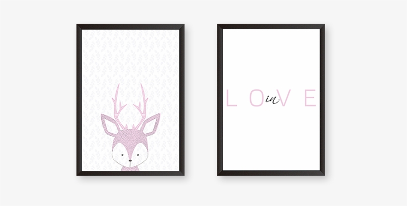 Baby Deer In Love - Antler, transparent png download