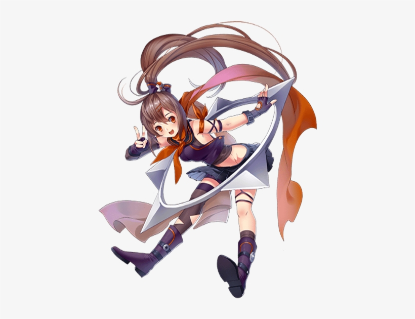 Chikage Transparent - Anime Star Girl Png, transparent png download