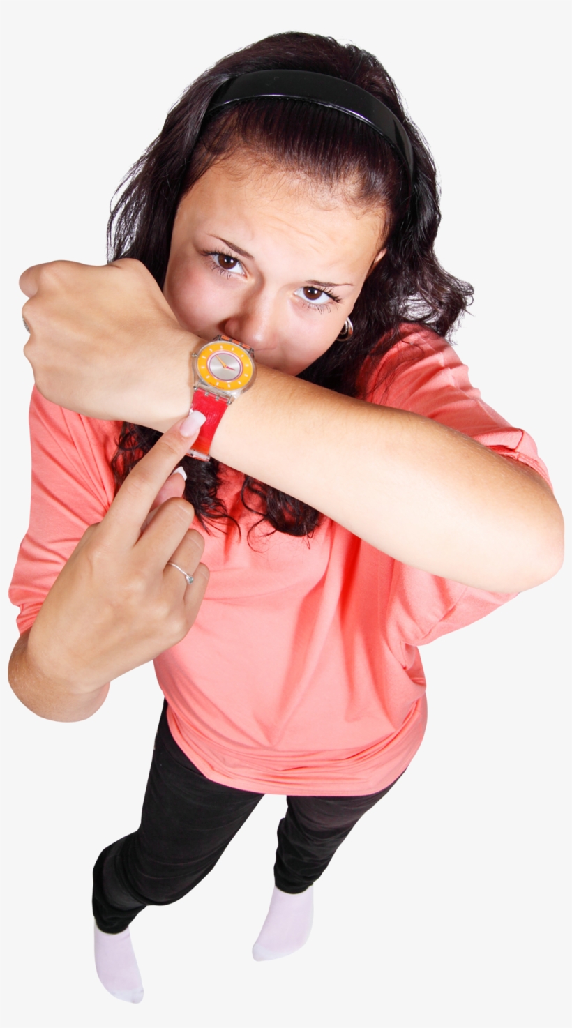 1141 X 1894 - Pointing To Watch Png, transparent png download