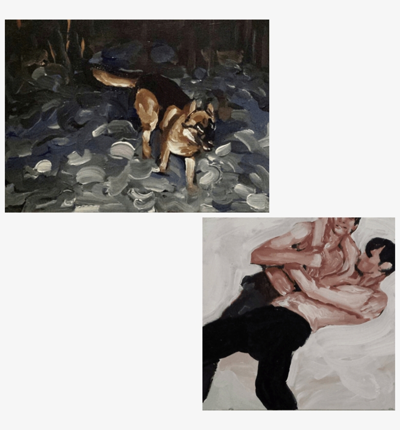 Peter Carpenter Painting Painter Identity Body Gay - Night Dog Unisex T-shirt, transparent png download