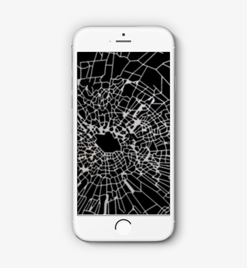 Water Damage - Broken Window White Crack Red Puzzle, transparent png download