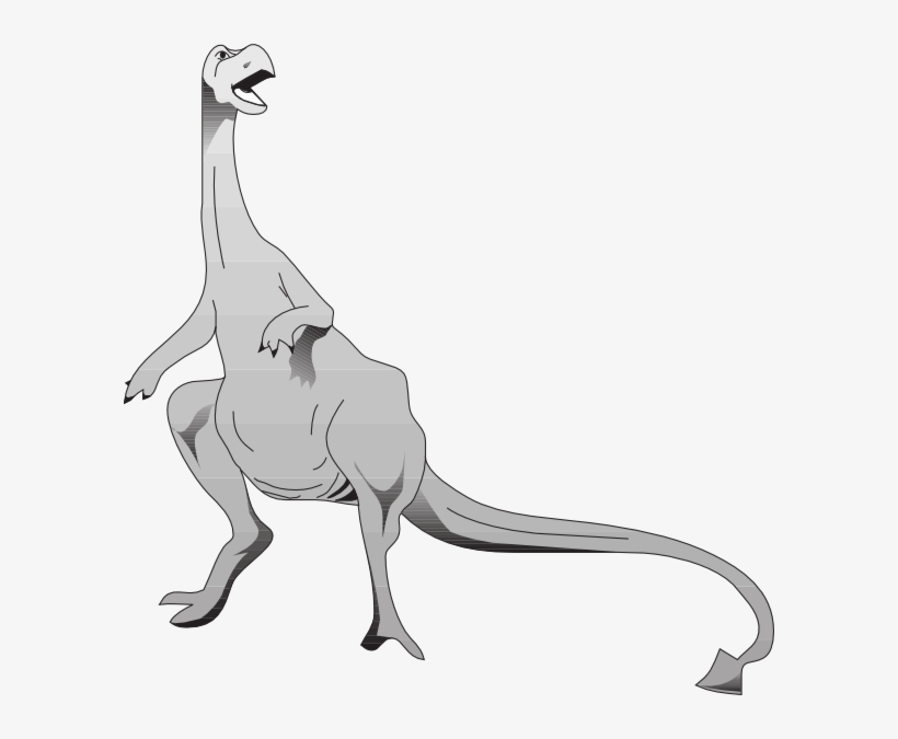 How To Set Use Gray Standing Dinosaur Clipart, transparent png download
