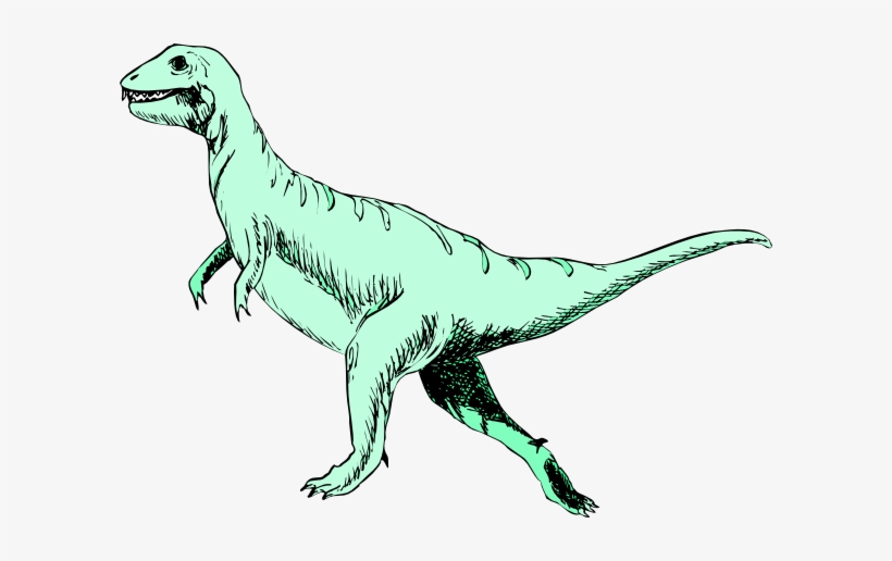 How To Set Use Green Running Dinosaur Clipart, transparent png download