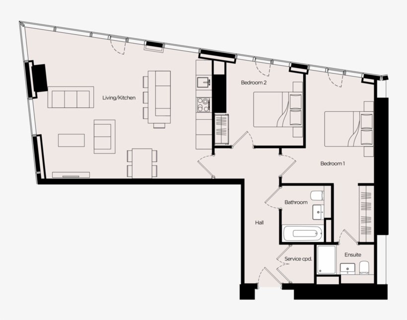 Deansgate Square South Tower 11 - Deansgate Square, transparent png download