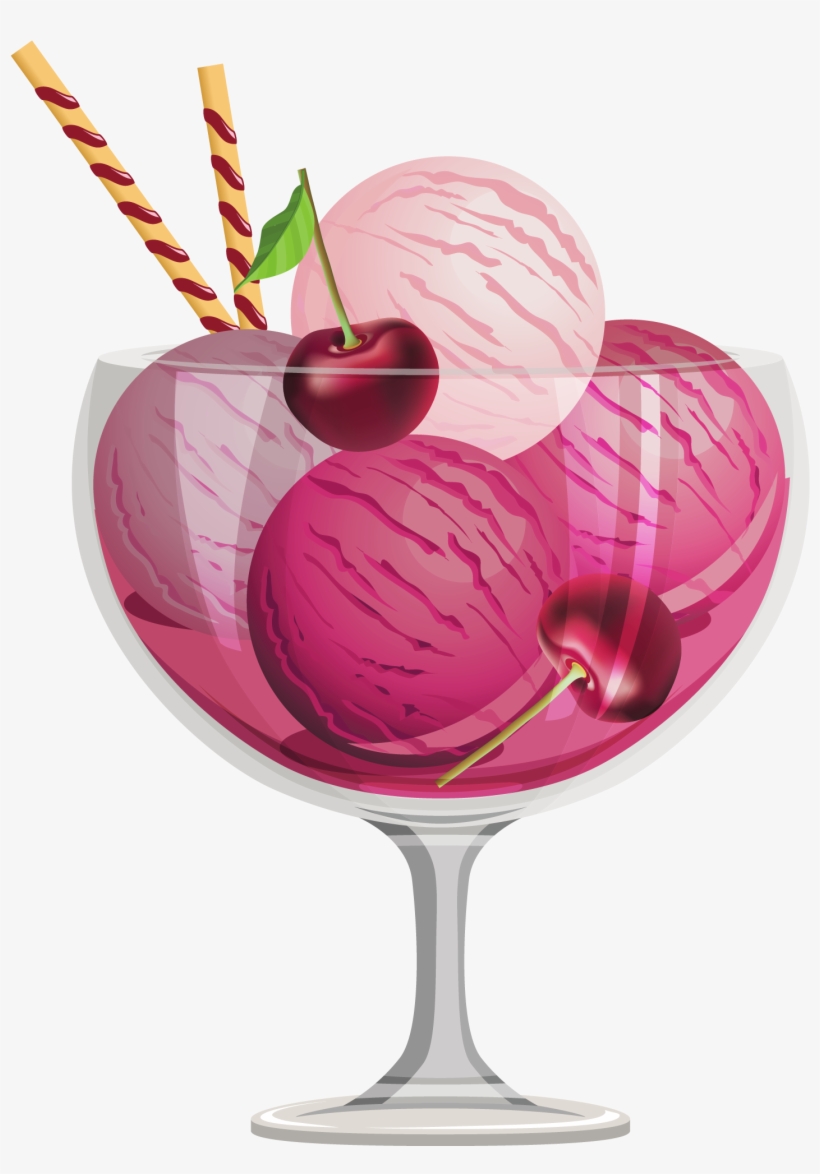 Ice Cream Sundae Png Picture, Is Available For Free - Png Ice Cream Clipart, transparent png download