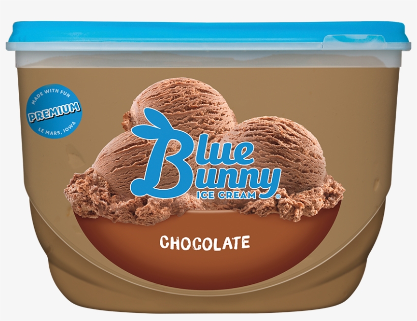 Diy Ice Cream Sundae Bar - Blue Bunny Chocolate Ice Cream, transparent png download