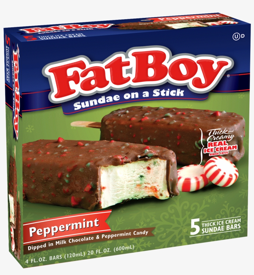 Peppermint Sundae - Fatboy Ice Cream Peppermint, transparent png download