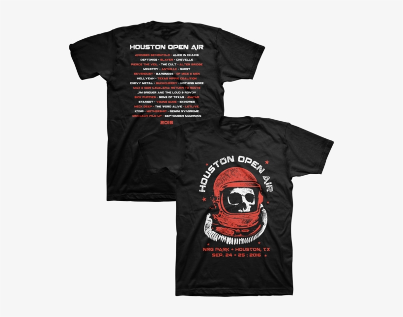 Astro Skull Tee - Me The Horizon T Shirt, transparent png download