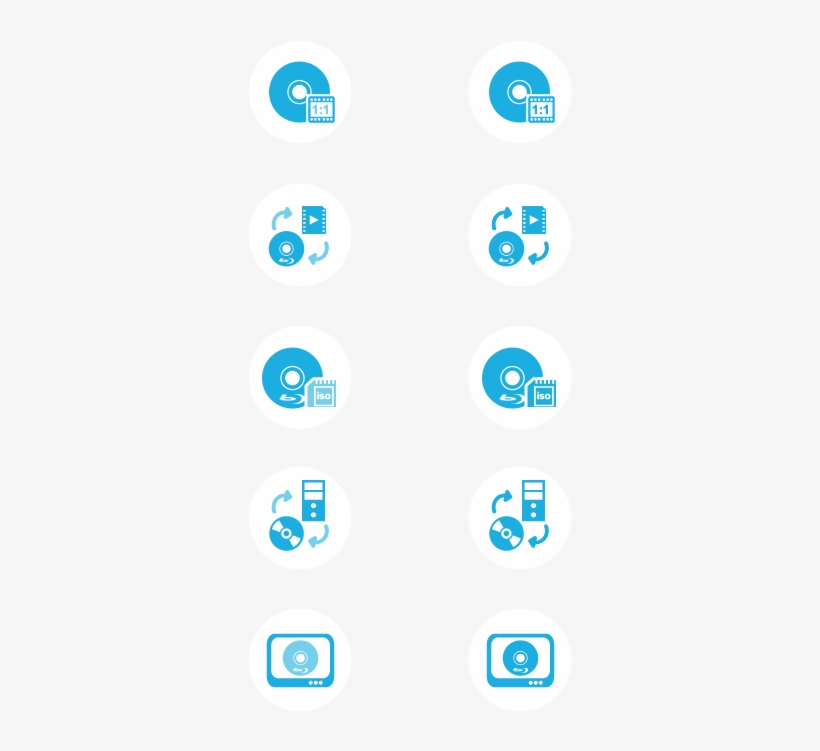 Icon Pro Bluray Copy - Circle, transparent png download