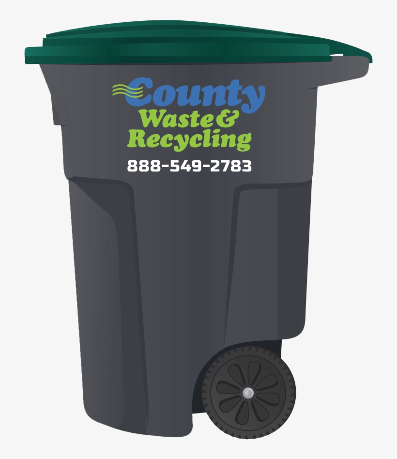 95-gallon Container Garbage Collection Service - Westchester Ny Recycling Bins, transparent png download