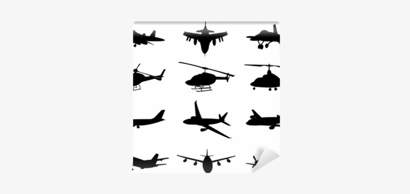 Silueta Avion, transparent png download