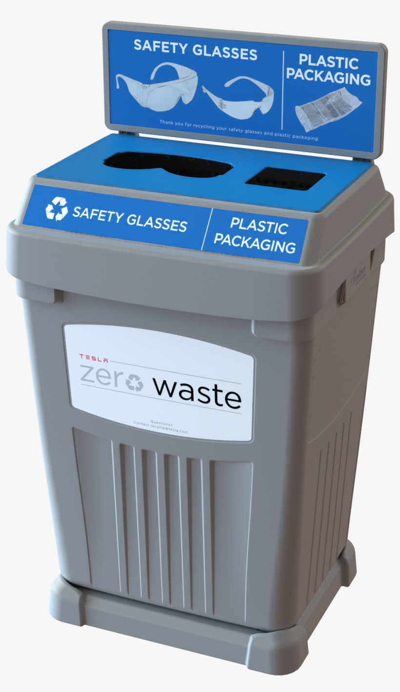 Flex E™ Bin To Collect Tesla Safety Glasses - Safety Glasses Recycling, transparent png download