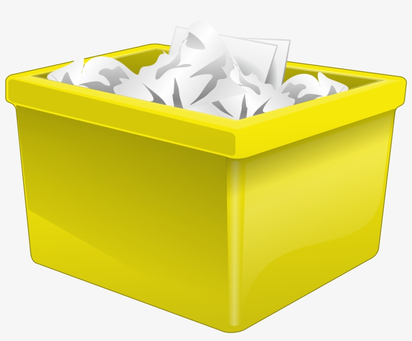 Green Trash Bin Candiceaccolaspain - Yellow Recycling Bin Png, transparent png download