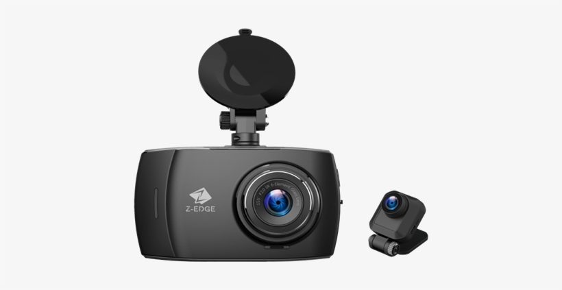 Z-edge T4 Dual Lens Dash Camera With - Dashcam, transparent png download