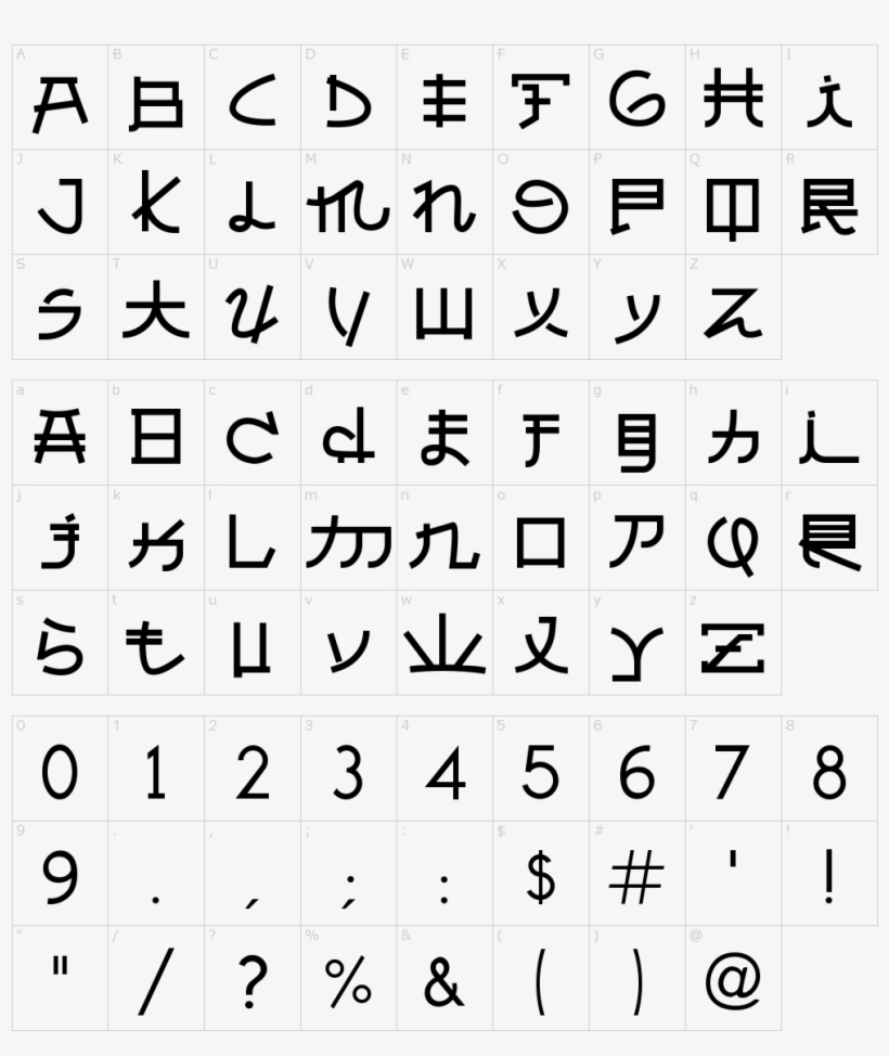 Almost Japanese Font Cool 6 Fonts Transparent PNG 1000x1150 Free 