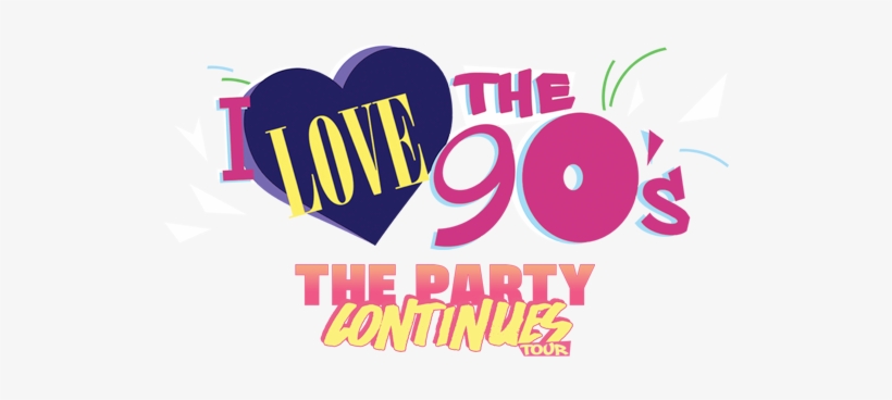 I Love The 90s Tour - Love The 90s, transparent png download