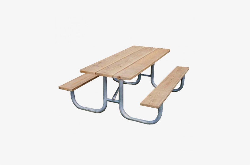 Great Steel Picnic Table Commercial Metal Picnic Table - Picnic Table, transparent png download