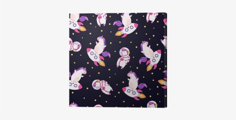 Seamless Vector Pattern, Background, Wallpaper With - Imagenes De Fondo De Pantalla De Unicornio, transparent png download
