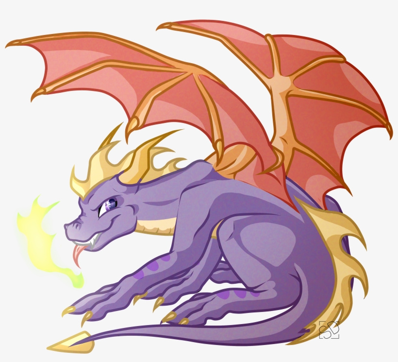 Dragon Horns Cartoon Png Spyro The Dragon Fanart Transparent Png 3700x3400 Free Download On Nicepng