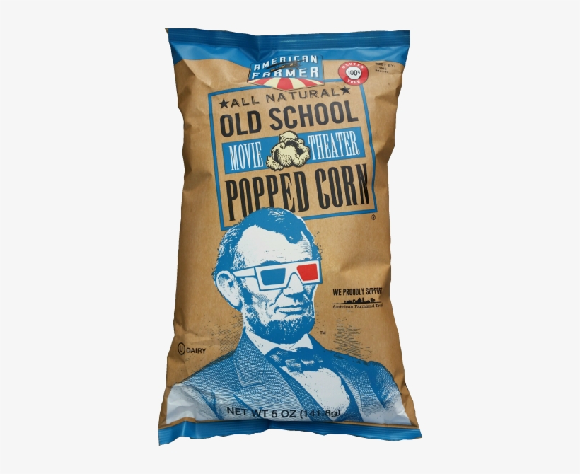 American Farmer Movie Theater Popcorn, 5 Oz - American Farmer Popped Corn - 5 Oz Bag, transparent png download