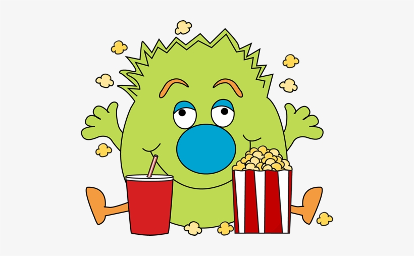 Download Free Printable Clipart And Coloring Pages - Monster Eating Clipart, transparent png download