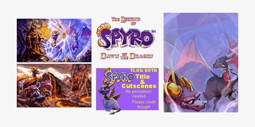 Title & Cutscenes - Legend Of Spyro Mobile, transparent png download