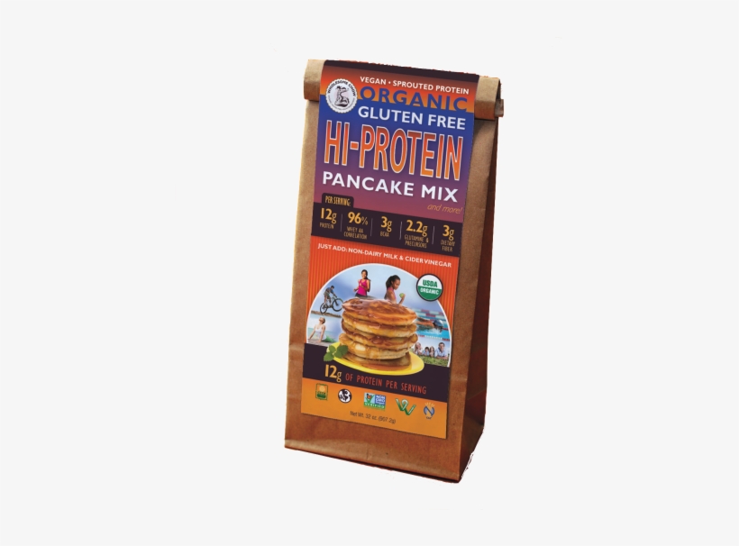 Wholesome Chow's Organic Gluten Free Hi-protein Pancake - Wholesome Chow Organic Gluten Free Hi-protein Pancake, transparent png download
