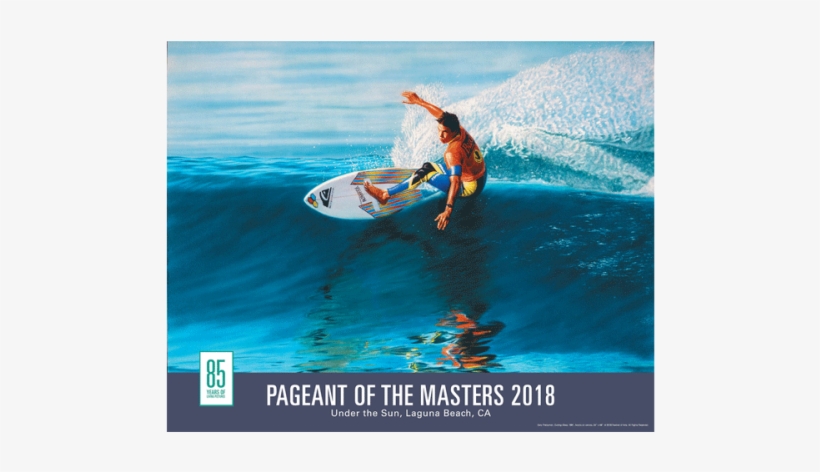 2018 Pageant Of The Masters Poster - Kelly Slater Pageant Of The Masters, transparent png download