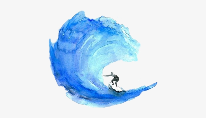 Simple Cool Watercolor Paintings Transparent Png - 434X390 - Free Download On Nicepng