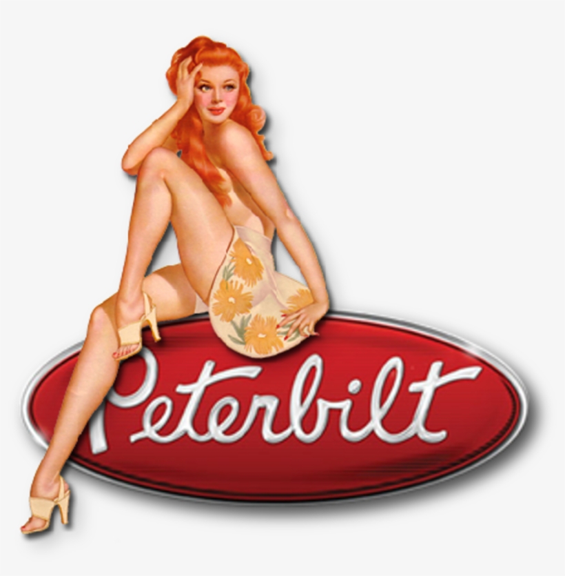 Pin Up/truck Logo Decals - Pin Up On Truck, transparent png download