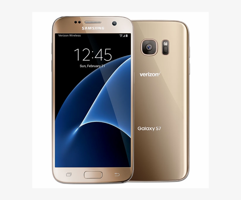 Samsung Galaxy S7 Sm-g930v 32gb Gold Verizon Wireless - Samsung S7, transparent png download