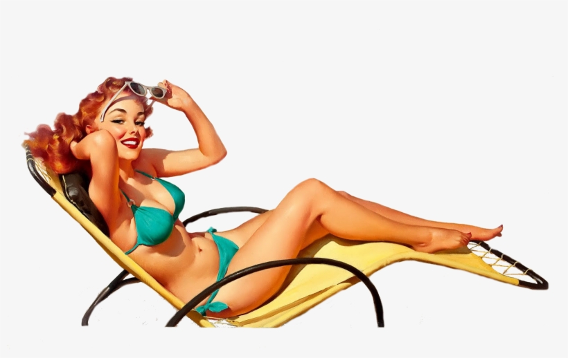 Pin Up Girls Png Png Library Library - Mafia 3 Vargas Paintings, transparent png download