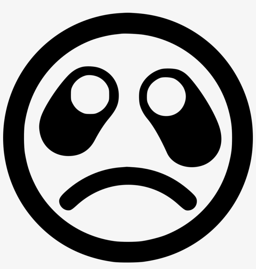 Crying Sad Emoticon Comments - Action Game Icon Png, transparent png download