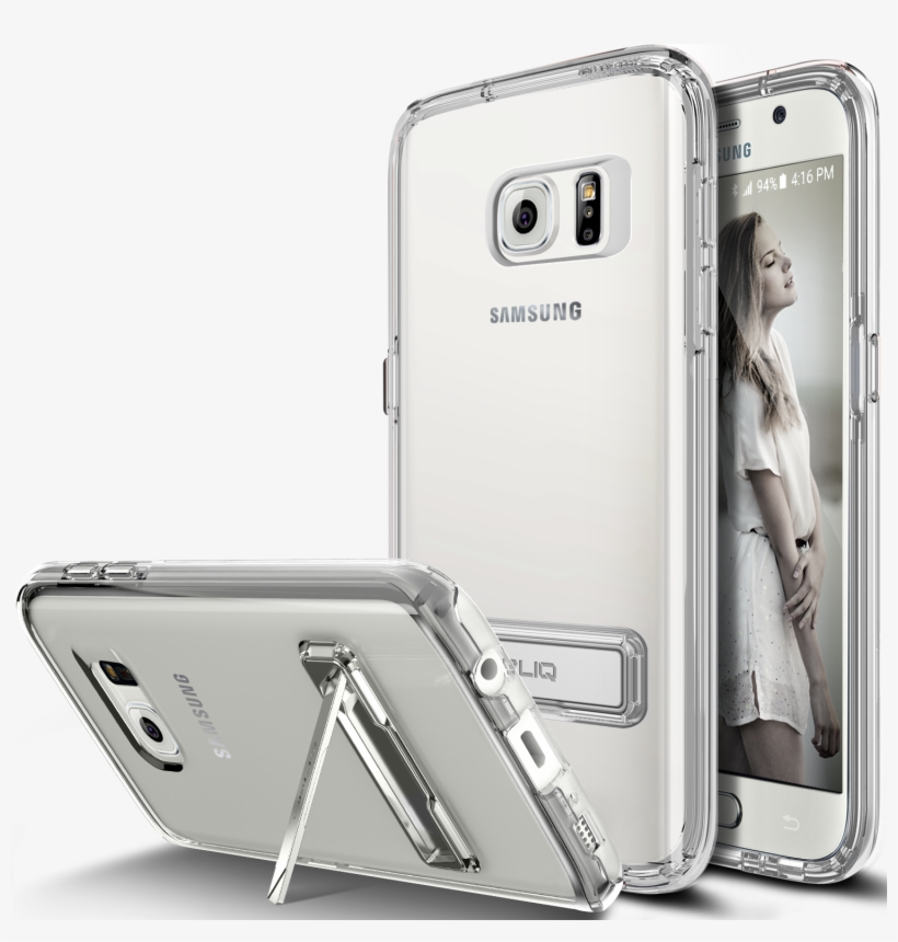 Obliq, Galaxy S7 Case [naked Shield][clear] Metal Kickstand - Obliq Naked Shield Series Samsung Galaxy S7 Case -, transparent png download