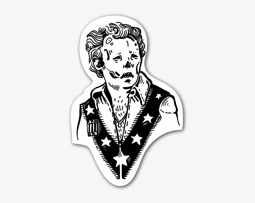 Evel Skull Sticker - Punk Stickers Png, transparent png download