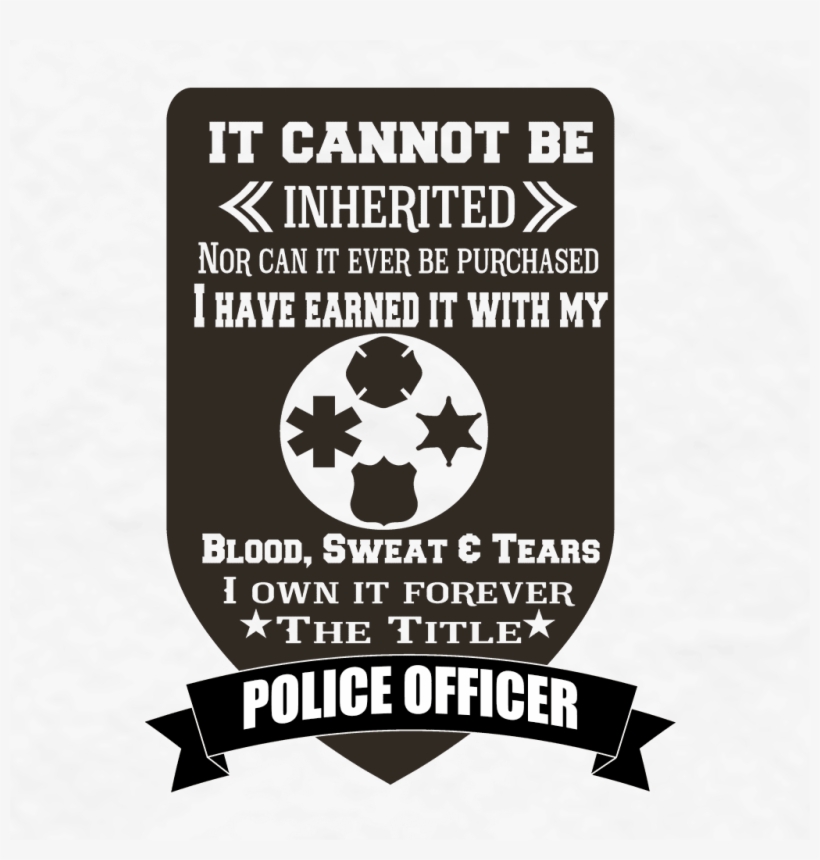 It Can't Be Inherited Police/fire/emt T-shirt - 911 Dispatcher, transparent png download