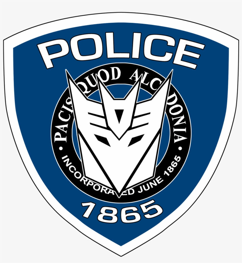 Barricade Police Logo By Machsabre On Deviantart - Cmcgh Transformers The Movie Messenger Bag Traveling, transparent png download
