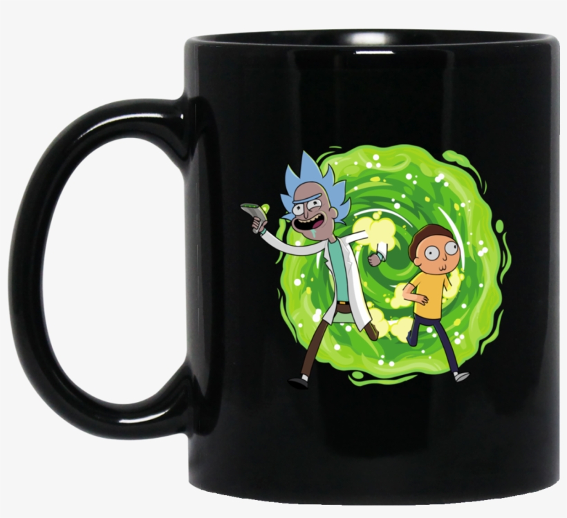 Rick And Morty Portal Heat Reactive Mug - Princess Are Born In July, transparent png download