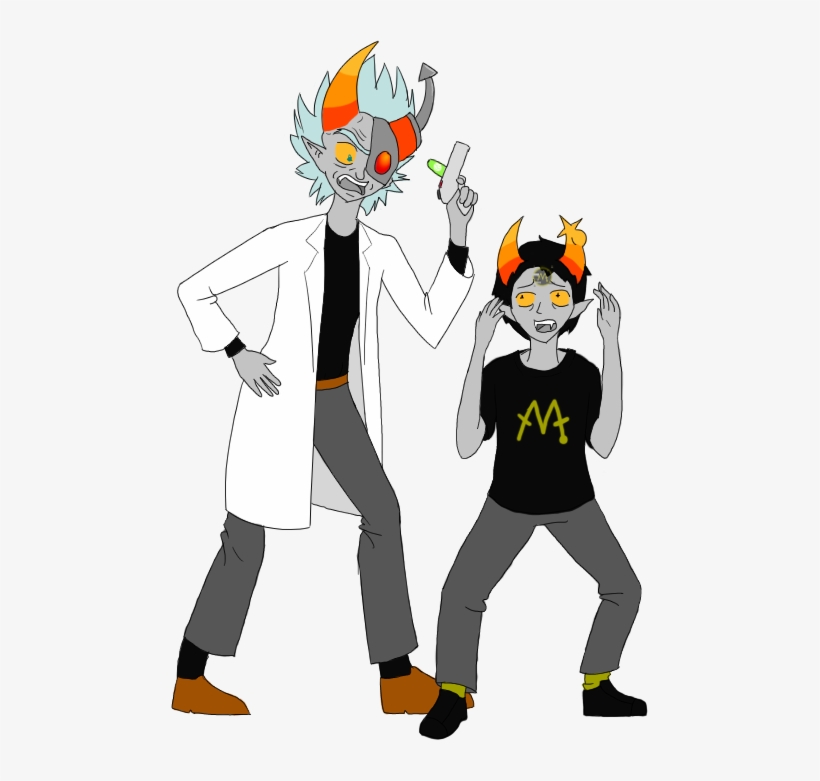 “c-come On Mortie, You Gotta Sto*aaaa*oop Fucking Around - Homestuck Rick And Morty, transparent png download