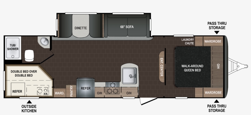 Atlas Floorplans And Pictures Bh - Recreational Vehicle, transparent png download