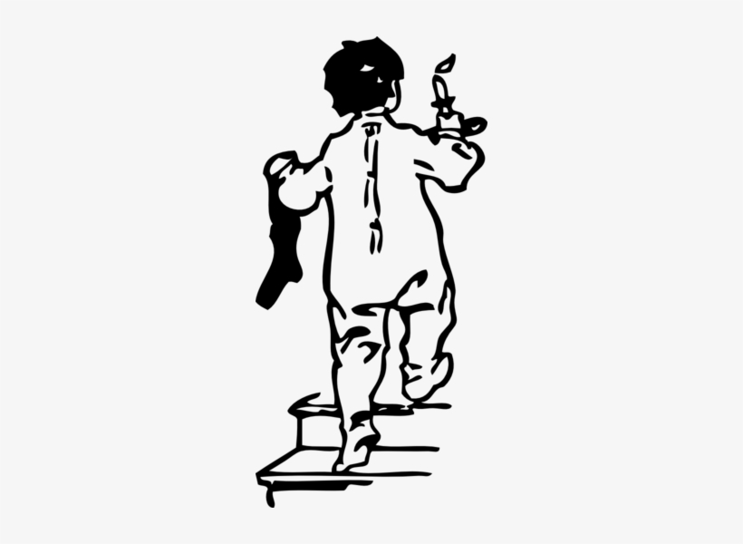 Off To Bed So Santa Can Come - Clip Art, transparent png download