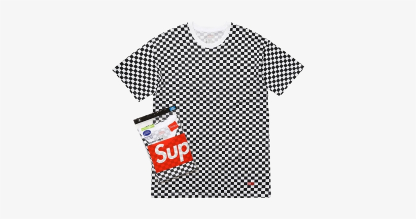 supreme checkered tee