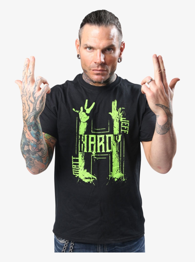 Jeff Hardy In Black T-shirt - Jeff Hardy, transparent png download