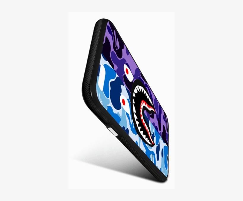 Bathing Ape Blue-purple Iphone Case - Blue, transparent png download