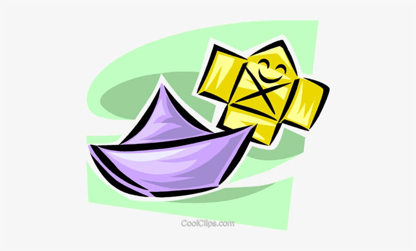 Paper Boat Royalty Free Vector Clip Art Illustration - Illustration, transparent png download