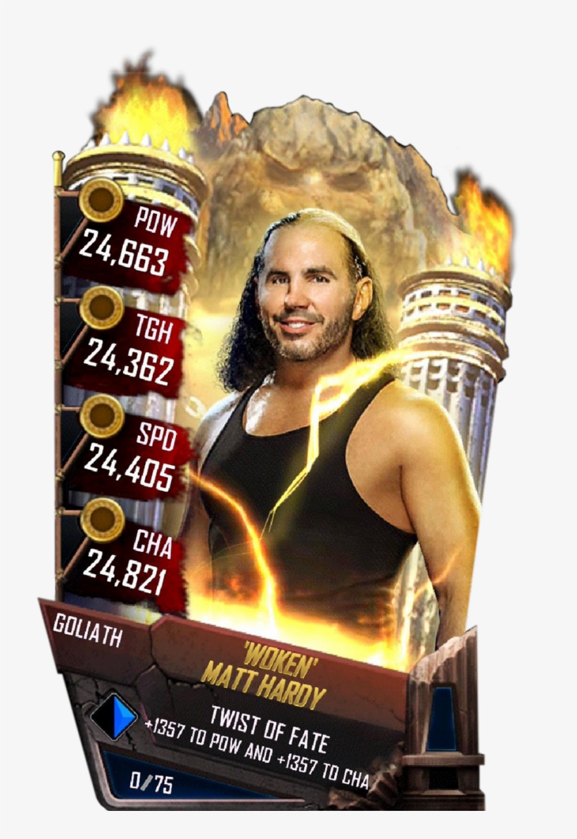 Matthardy S4 20 Goliath - Wwe Supercard Goliath Cards, transparent png download