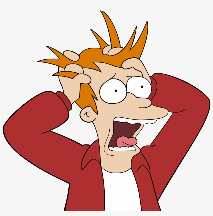 Free Png Futurama Fry Stress Png Images Transparent - Oh My God Png, transparent png download