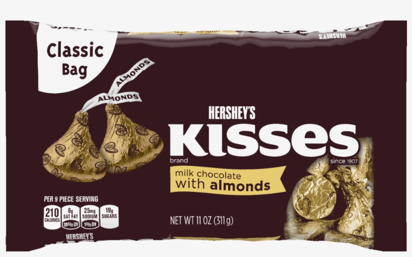 We Tell You About Cash You Can Claim Every Week Sign - Hersheys Kisses Chocolates With Almonds, transparent png download