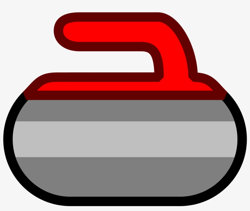 Download Free Printable Clipart And Coloring Pages - Curling Rock Clip Art, transparent png download